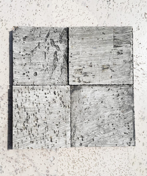 Gray Cubes - 25/64" (10mm) - Cork Wall Tile - Sample (SGCu10) - Flooring Samples flooring product image