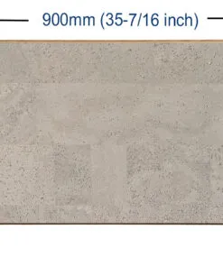 Gray Leather - 1/2" (12mm) - Cork Floating (FGL12) - Natural Cork Floating flooring detail view
