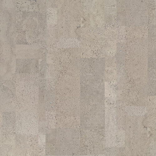 gray leather cork floor