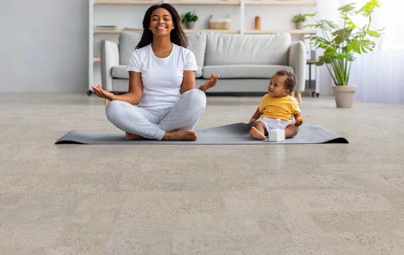 Non-Toxic Flooring for Homes: Embracing the Eco-Friendly Virtues of Cork Flooring gray leather cork flooring