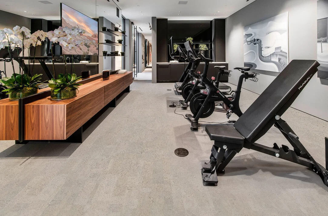 Gray Leather - 1/2" (12mm) - Cork Floating (FGL12) - Natural Cork Floating flooring detail view