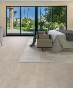 Gray Leather - 1/2" (12mm) - Cork Floating (FGL12) - Natural Cork Floating flooring detail view