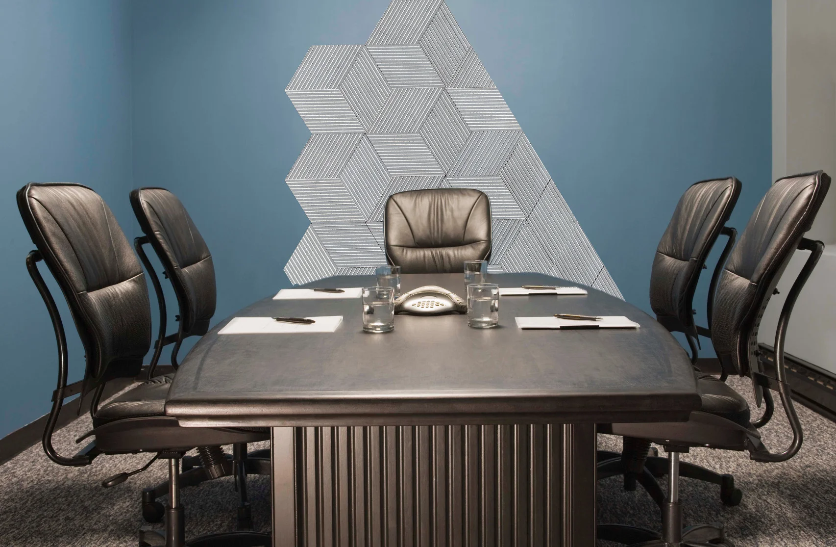 Gray Rigato - 7/16" (11mm) - 3D Cork Wall Panels (WGR11) Gray Rigato – 11mm (7/16″) (3D Panel) - Image 4