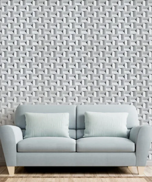 greece white 3D acoustic diffusion wall panels noise-reducing