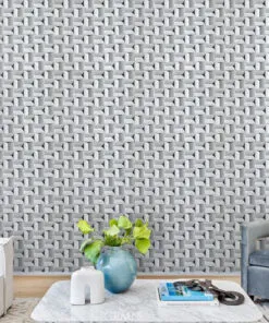 Greece White - 63/64” (25mm) 3D Cork Wall Panels (WGWh25) - 3D Cork Wall and Ceiling Panels with MDF flooring detail view