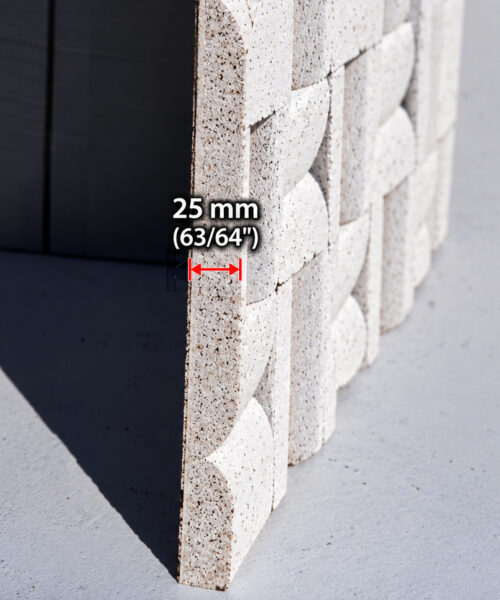 Greece White – 25mm (63/64″) (3D Panel) - Image 4
