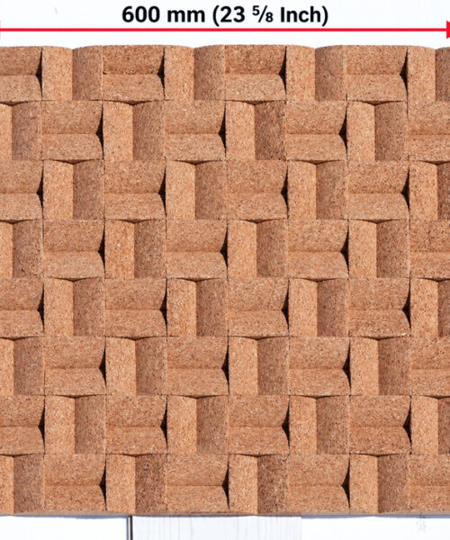 Greece Wood - 63/64" (25mm) - 3D Cork Wall Panels (WGWo25) Greece Wood – 25mm (63/64″) (3D Panel) - Image 4