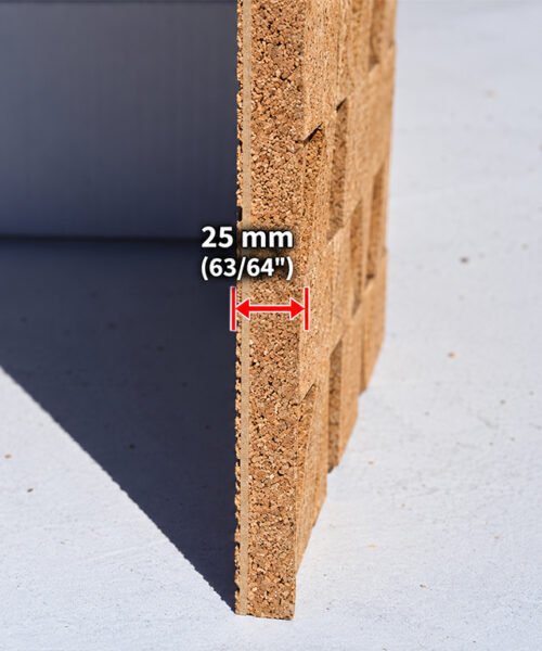Greece Wood - 63/64" (25mm) - 3D Cork Wall Panels (WGWo25) Greece Wood – 25mm (63/64″) (3D Panel) - Image 5