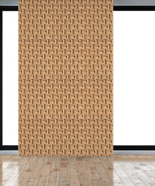 greece wood cork 3D sound diffusion wall panels