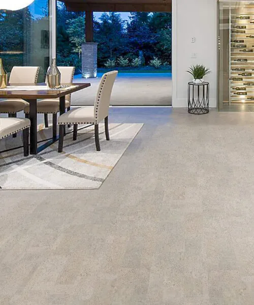 Gray Leather - 1/2" (12mm) - Cork Floating (FGL12) Gray Leather - 1/2" (12mm) - Cork Floating (FGL12) - Natural Cork Floating flooring detail view