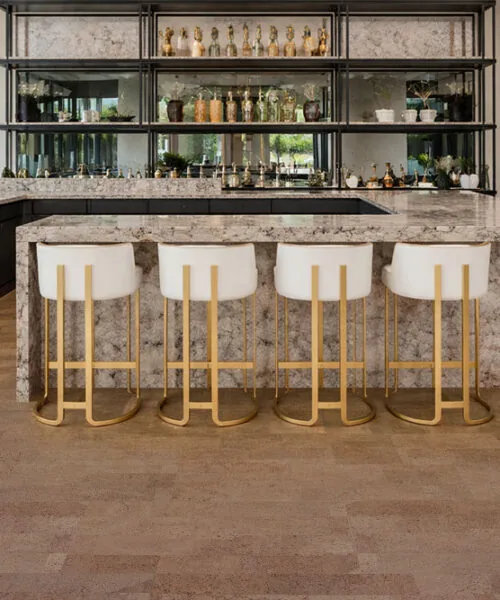 Hazel - 7/16" (11mm) - Swiss Real Cork Floating (FHaz11) Hazel cork flooring open concept home water resistance cork flooring durable surface