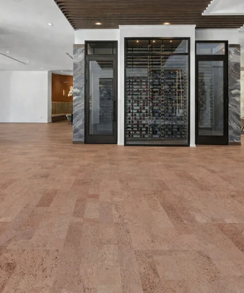 Hazel - 7/16" (11mm) - Swiss Real Cork Floating (FHaz11) Hazel cork flooring luxury interior durable cork floor scratch resistant surface