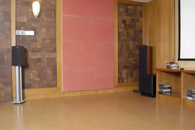 Give Your Home Theatre a Cork Upgrade home theater cork wall tiles