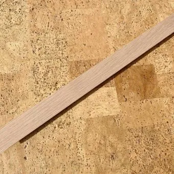 Honey oak swiss custom manufactured lino design stair nosing.