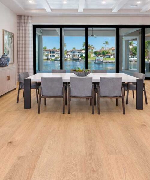 honey oak swiss real linoleum flooring made from natural materials for dinning room waterproof