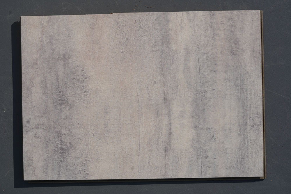 Ivory Concrete - 3/8" (9.5mm) - Swiss Real Linoleum Hydrowood Core Waterproof Floating Flooring (NICon9.5) Ivory Concrete – 9.5mm (3/8″) (Swiss Linoleum) - Image 3