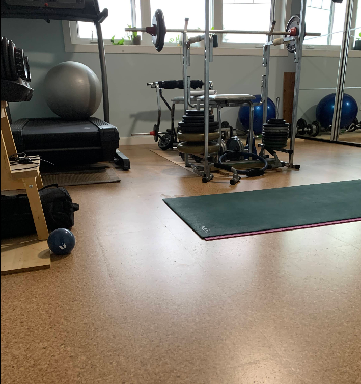 Google review photo from James Howlett showing Golden Beach cork flooring installed in a room