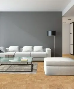 leather cork floor interior modern design loft noise buffe cut noise materinal