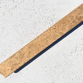 Leather – 1/2 Inch (12mm) – Cork Floating T-Molding (900mm Long) (TLe12) (Special Order)