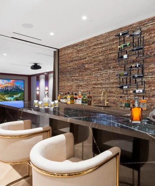Stacked Stone - 55/64" (22mm) - Acoustic Cork Wall Tile (WSkSt22) ledge stone forna wall panels wine cellar wall Ideas design basement