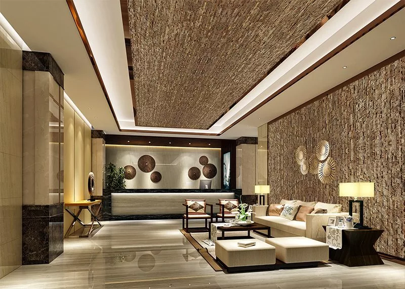 ledge stone narrow brick cork ceiling tiles echo reducing acoustic panels