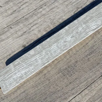 Lighe gray oak design cork flooring t molding transition threshold.