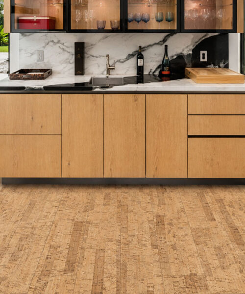 Linea Dark - 7/16" (11mm) - Swiss Real Cork Floating (FLin11) linea dark natural cork long lasting floor kitchen