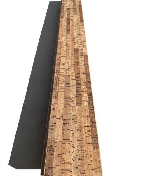 Wild Oak – Design Cork Floating Stair Nosing (1200mm Long) (NWO10.5) (Special Order) - Stair Nosing flooring detail view