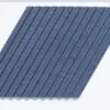 Linear deep ocean slate blue 3d cork wall panel acoustic wall covering for architectural.
