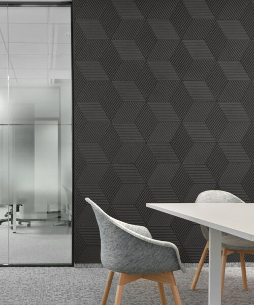 Linear Wood Black – 10mm (25/64″) (3D Panel) - Image 3