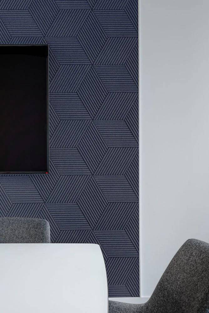 Linear Wood Deep Blue – 10mm (25/64″) (3D Panel) - Image 3