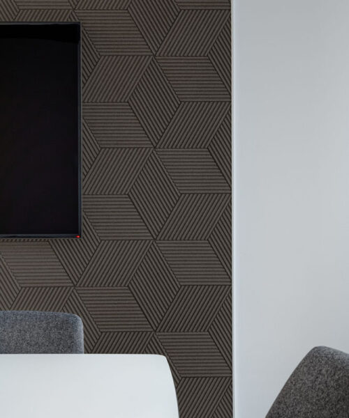 Linear Wood Grey - 25/64" (10mm) – 3D Acoustic Cork Wall Panels (WLWoG10) Linear Wood Grey – 10mm (25/64″) (3D Panel) - Image 5