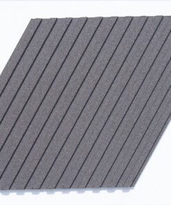 Linear Wood grey 3D Acoustic Cork Wall Panel for Soundproof Decorative Wall Covering