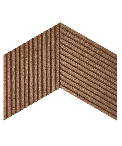 Linear Wood Natural - 25/64" (10mm) – 3D Acoustic Cork Wall Panels (WLWoN10) Linear Wood Natural – 10mm (25/64″) (3D Panel) - Image 7