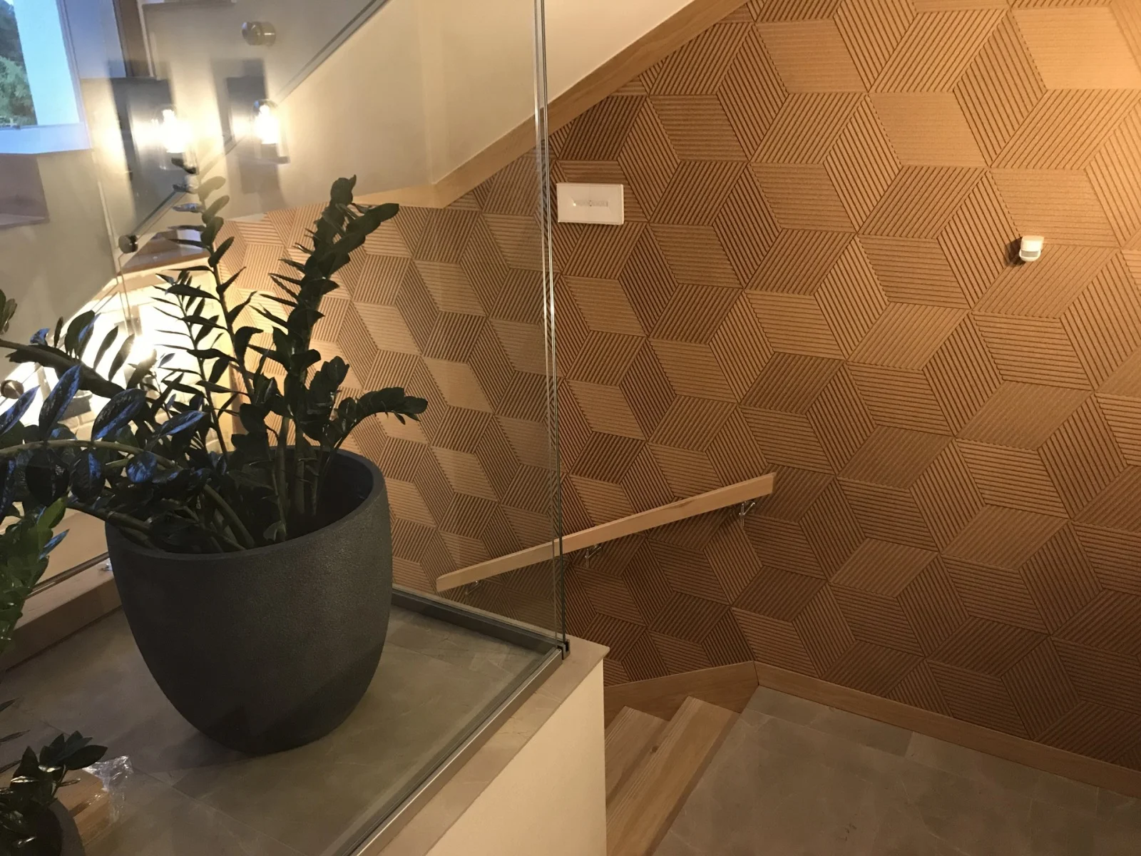 Linear Wood Natural - 25/64" (10mm) – 3D Acoustic Cork Wall Panels (WLWoN10) Linear Wood Natural – 10mm (25/64″) (3D Panel) - Image 9
