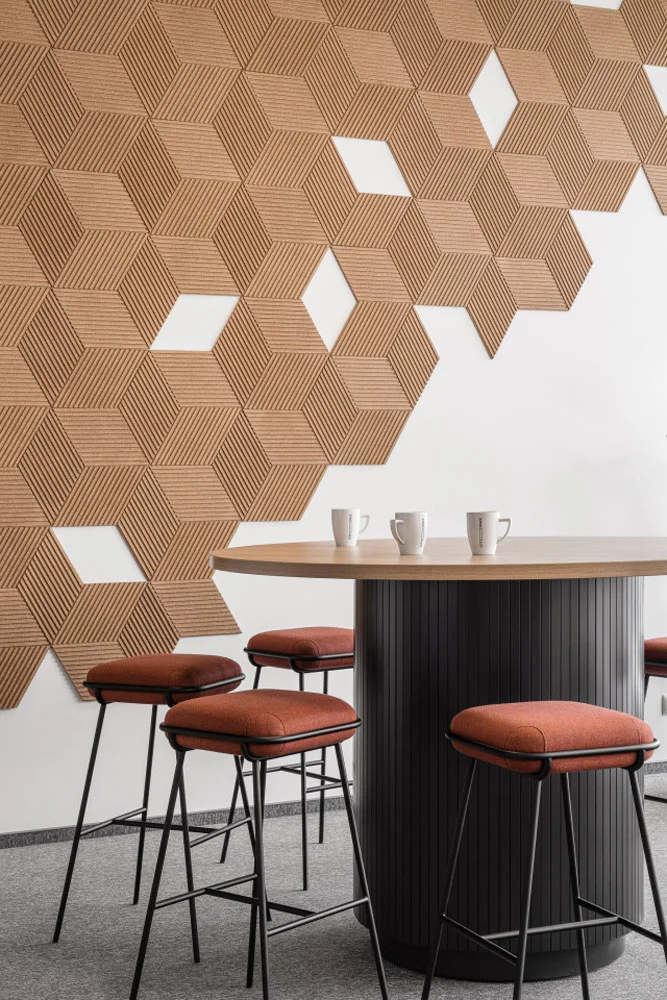 Linear Wood Natural - 25/64" (10mm) – 3D Acoustic Cork Wall Panels (WLWoN10) Linear Wood Natural – 10mm (25/64″) (3D Panel) - Image 11