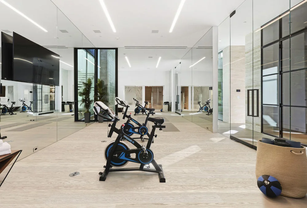 meadow real design gym room switzerland made durable wood floor light colour