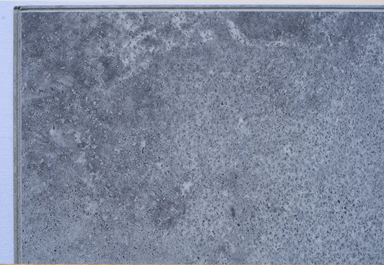 Midnight Slate - 19/64" (7.5mm) - Swiss Techslate (MMidS7.5) Midnight Slate Swiss TechSlate flooring with authentic dark gray slate stone visuals, natural mineral texture, durable waterproof construction, and contemporary stone-look design for residential and commercial spaces.