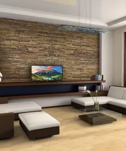 Stacked Stone - 55/64" (22mm) - Acoustic Cork Wall Tile (WSkSt22) narrow bricks forna cork wall panels reduce noise sound-absorbing