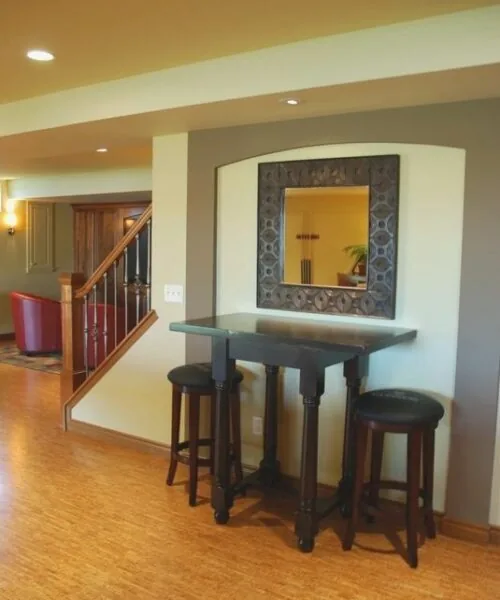 Natural Cork Flooring Forna Silver Birch Basement