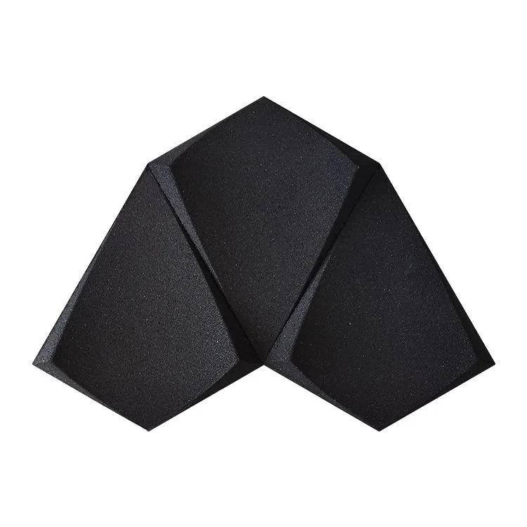 Petal Black - 1 3/16" (30mm) – 3D Acoustic Cork Wall Panels (WPBk30) Petal Black – 1 – 30mm (1 3/16″) (3D Panel)