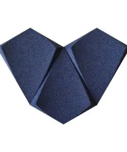 Petal Deep Blue - 1 3/16" (30mm) – 3D Acoustic Cork Wall Panels (WPBl30) Petal Deep Blue – 1 – 30mm (1 3/16″) (3D Panel) - Image 6