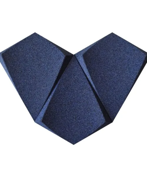 Petal Deep Blue - 1 3/16" (30mm) – 3D Acoustic Cork Wall Panels (WPBl30) Petal Deep Blue – 1 – 30mm (1 3/16″) (3D Panel) - Image 6