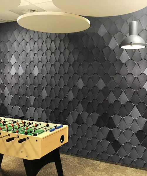 Petal Grey - 1 3/16" (30mm) – 3D Acoustic Cork Wall Panels (WPG30) Petal Grey – 1 – 30mm (1 3/16″) (3D Panel)