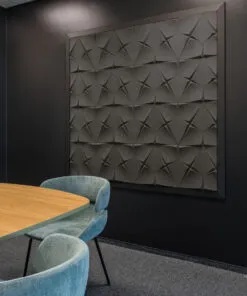 Petal Grey - 1 3/16" (30mm) – 3D Acoustic Cork Wall Panels (WPG30) Petal Grey – 1 – 30mm (1 3/16″) (3D Panel) - Image 5