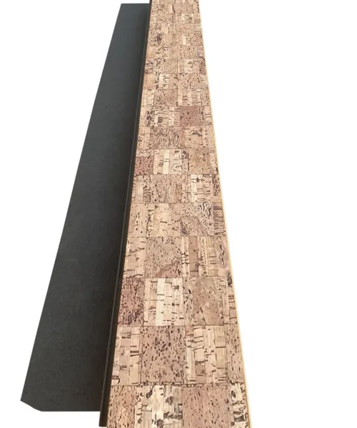 Quadro – 7/16 Inch (11mm) – Swiss Real Cork Floating Stair Nosing (900mm Long) (NQua11) (Special Order) - Stair Nosing...