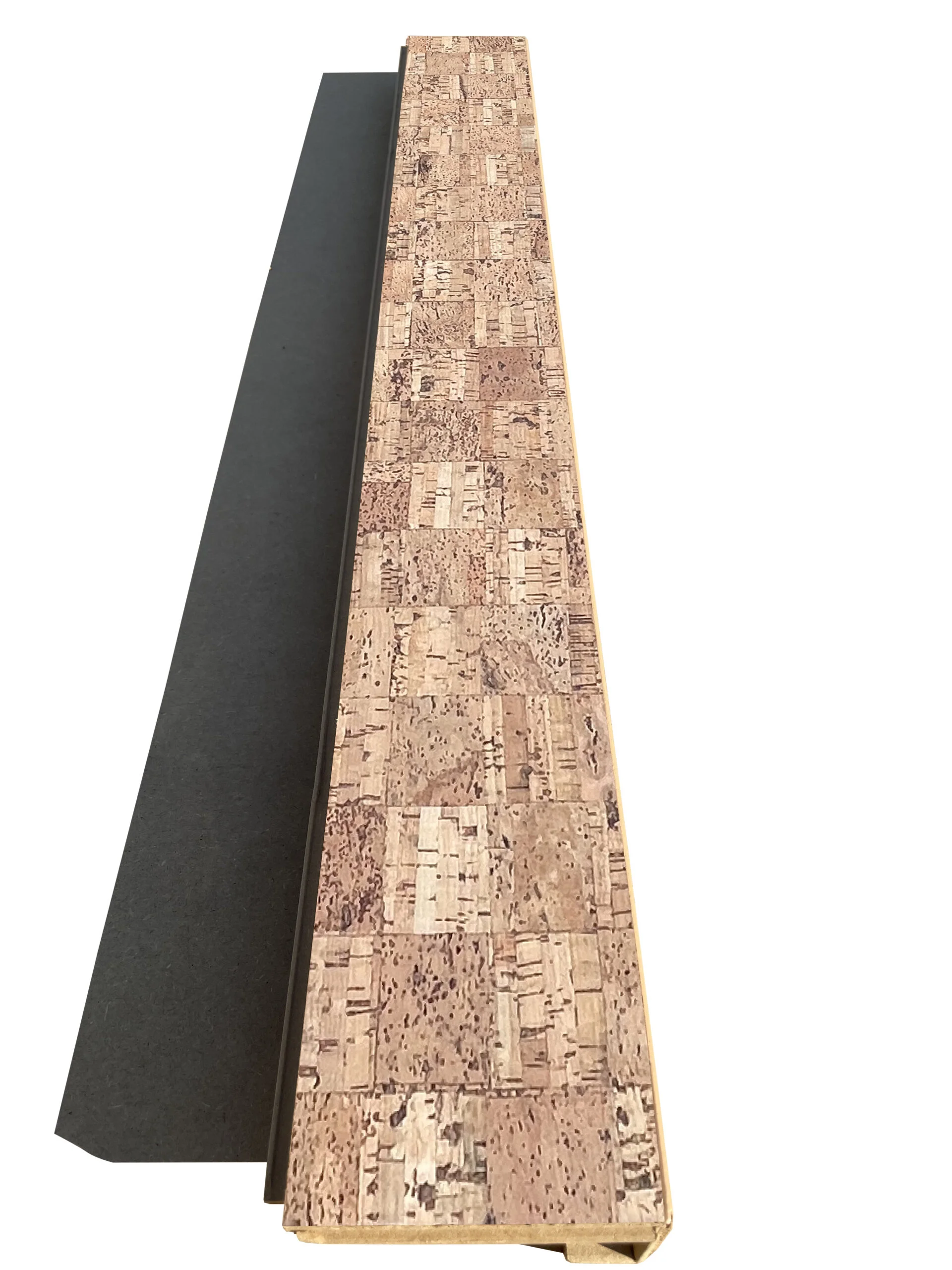 Quadro – 7/16 Inch (11mm) – Swiss Real Cork Floating Stair Nosing (900mm Long) (NQua11) (Special Order) - Stair Nosing...