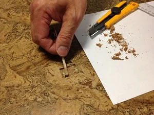 repair cork floor patch