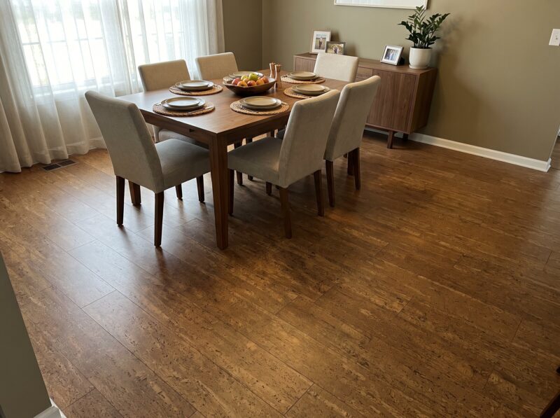review umber - flat flooring and interior image for Cancork homepage