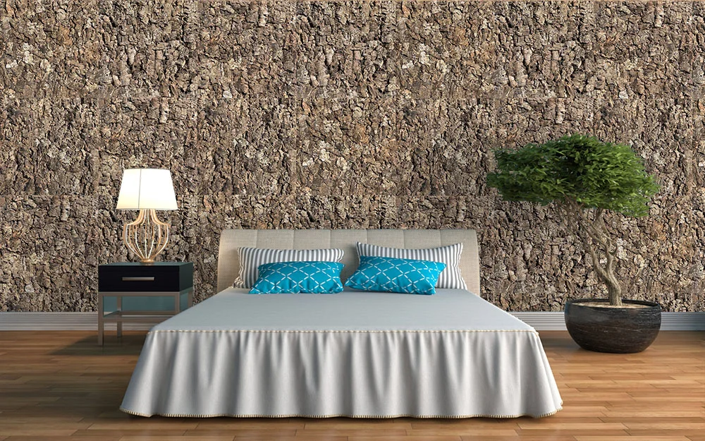 Roccia HDF - 1 7/64"(28mm) - Cork Wall Panels (WRocc28) Roccia HDF – 1 – 28mm (1 7/64″) (3D Panel) - Image 5